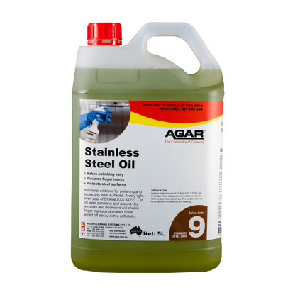 AGAR Stainless Steel Oil 5lts