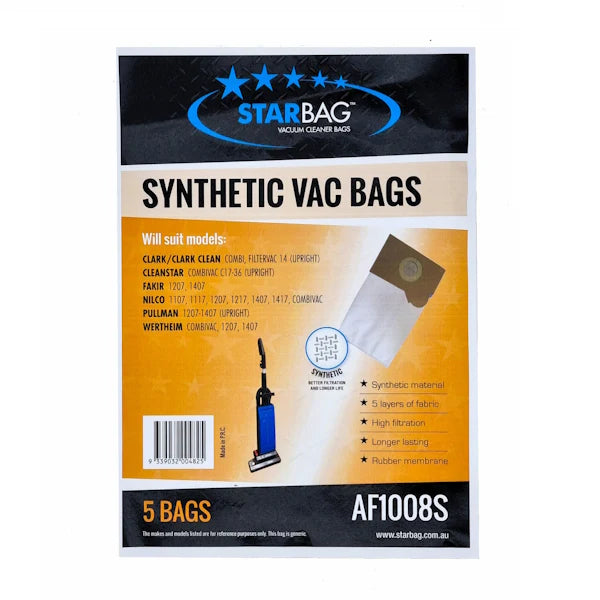 Starbag AF1008S Synthetic Vacuum Cleaner Bags