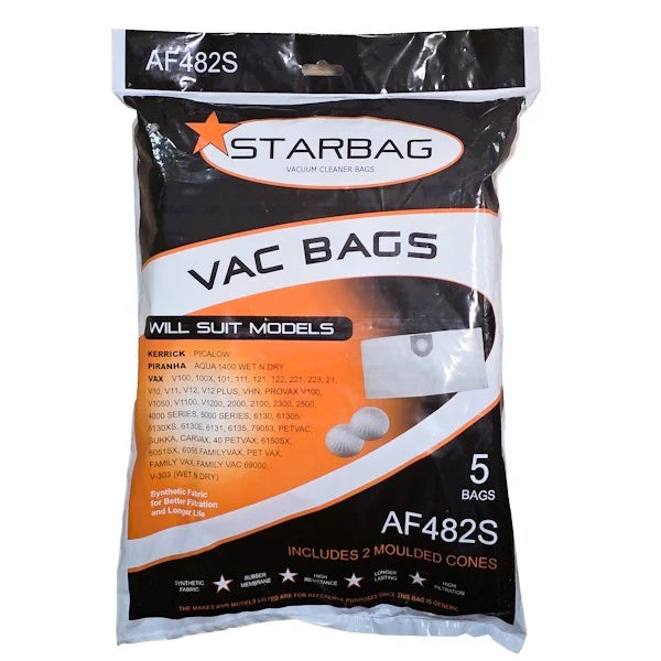 Starbags AF482S Synthetic Vacuum Cleaner Bags