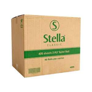 Stella Classic 400 Sheet 2 Ply Toilet Roll