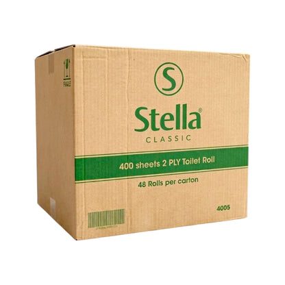 Stella Classic 400 Sheet 2 Ply Toilet Roll