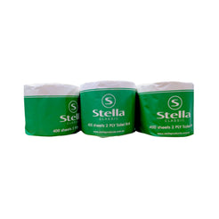 Stella Classic 400 Sheet 2 Ply Toilet Roll