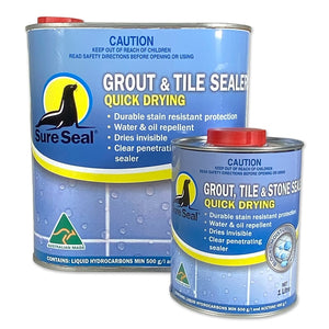 Sure Seal Grout, Tile & Stone Sealer (Impregnator) Quick Drying Liquid