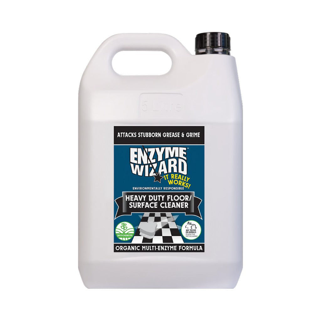 Enzyme Wizard Heavy Duty Floor/Surface Cleaner 1L,5L(2nd gen)