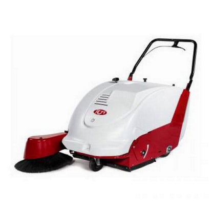 Sweepers Australia RCM Brava 900E Battery Powered Traction Driven WITH STEEL HOPPER Walk Behind Vacuum Sweeper