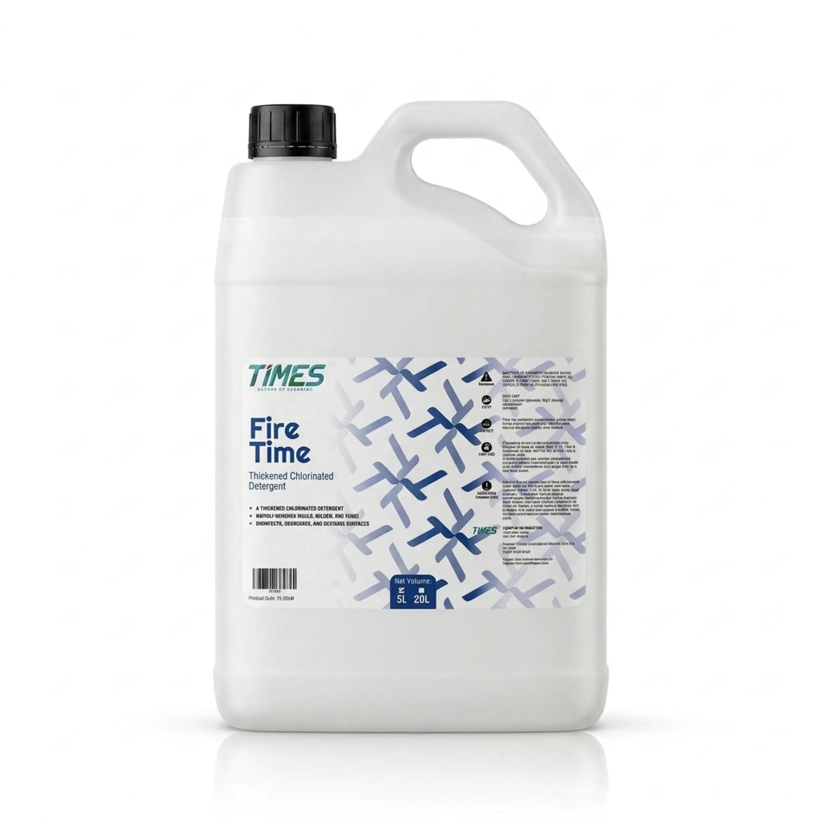 TIMES Fire Time Thickened Chlorinated Detergent - Commercial Detergent