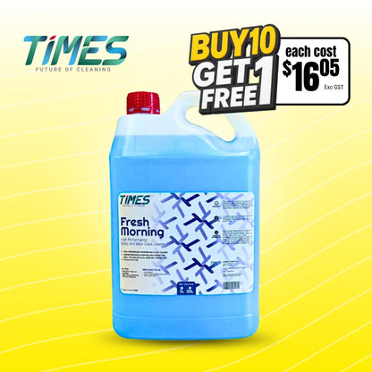 TIMES Fresh Morning Time Spray & Wipe Glass Cleaner