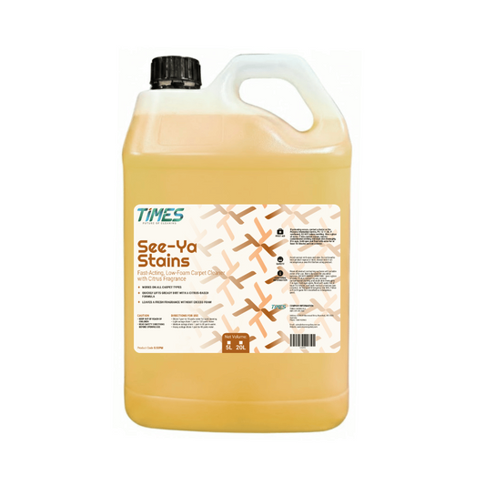 Times See Ya Stains Low Foam Carpet Cleaner