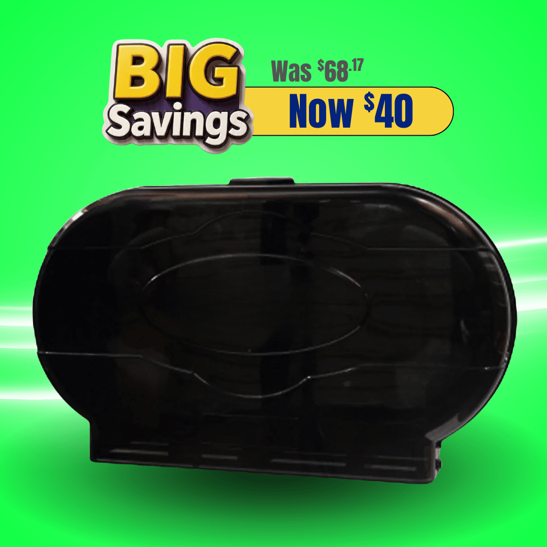 Twin Jumbo Toilet Roll Dispenser