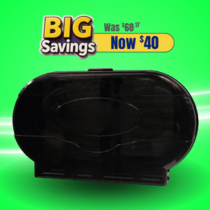 Twin Jumbo Toilet Roll Dispenser