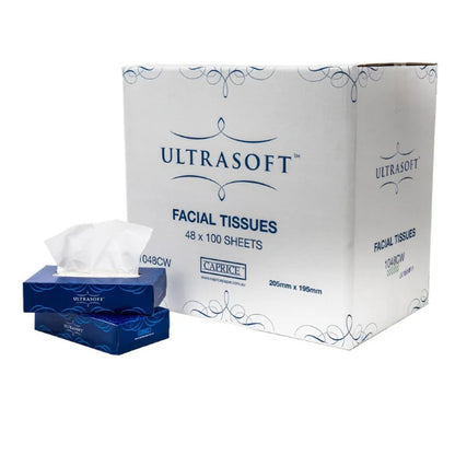 Caprice Ultrasoft Facial Tissue 2 Ply 48 X 100 sheet