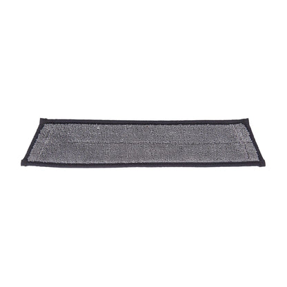 A rectangular gray textured mat with a black border, shown flat against a plain white background.