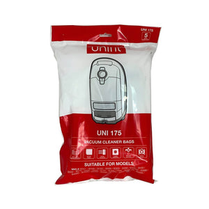 Unifit Uni 175 Vacuum Cleaner 5 Bags Plus Filter