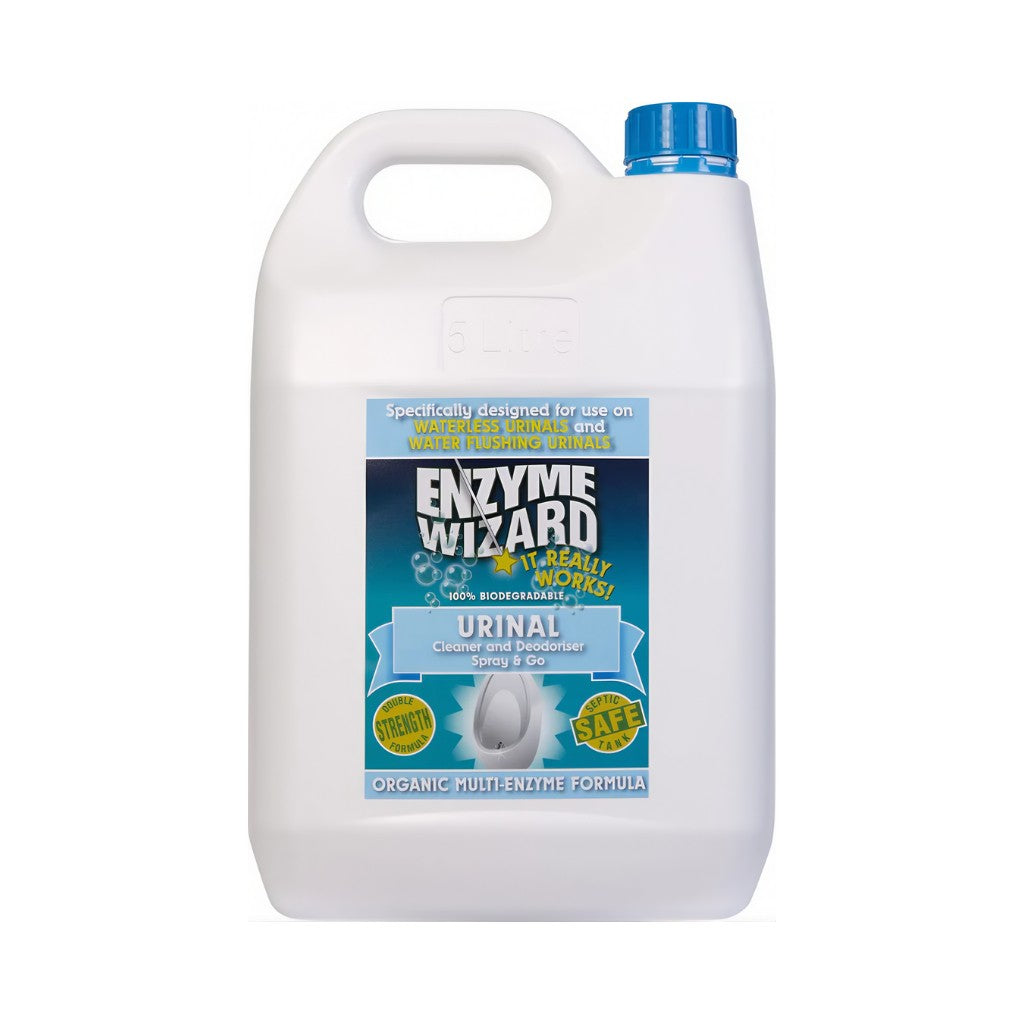 Enzyme Wizard Urinal Cleaner and Deodoriser 750ml, 5L