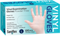 Saniflex Disposable Vinyl Gloves Powder Free - Clear - 100 Pack Large