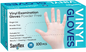 Saniflex Disposable Vinyl Gloves Powder Free - Clear - 100 Pack Medium