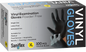 Saniflex Disposable Vinyl Gloves Powder Free - Black - 100 Pack X-Large