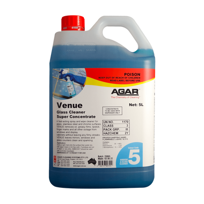 AGAR Venue Glass Cleaner Super Concentrate 5L