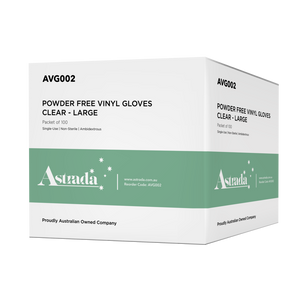 Astrada Vinyl Clear Gloves L,M,XL - Safety Equipment