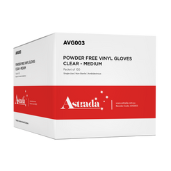 Astrada Vinyl Clear Gloves L,M,XL - Safety Equipment
