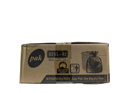 Pak 82L Heavy Duty Garbage Bin Liner 250 Pcs