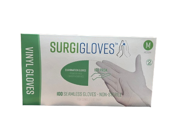 Surgigloves Vinyl Gloves- Non Sterile