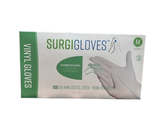 Surgigloves Vinyl Gloves- Non Sterile