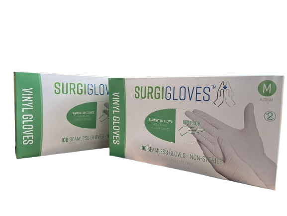 Surgigloves Vinyl Gloves- Non Sterile