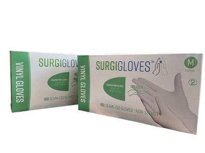 Surgigloves Vinyl Gloves- Non Sterile