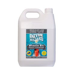 Enzyme Wizard Wheelie Bin Cleaner and Deodoriser 750ml, 5Lt