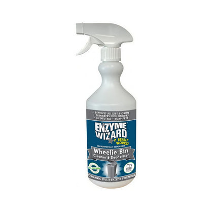 Enzyme Wizard Wheelie Bin Cleaner and Deodoriser 750ml, 5Lt