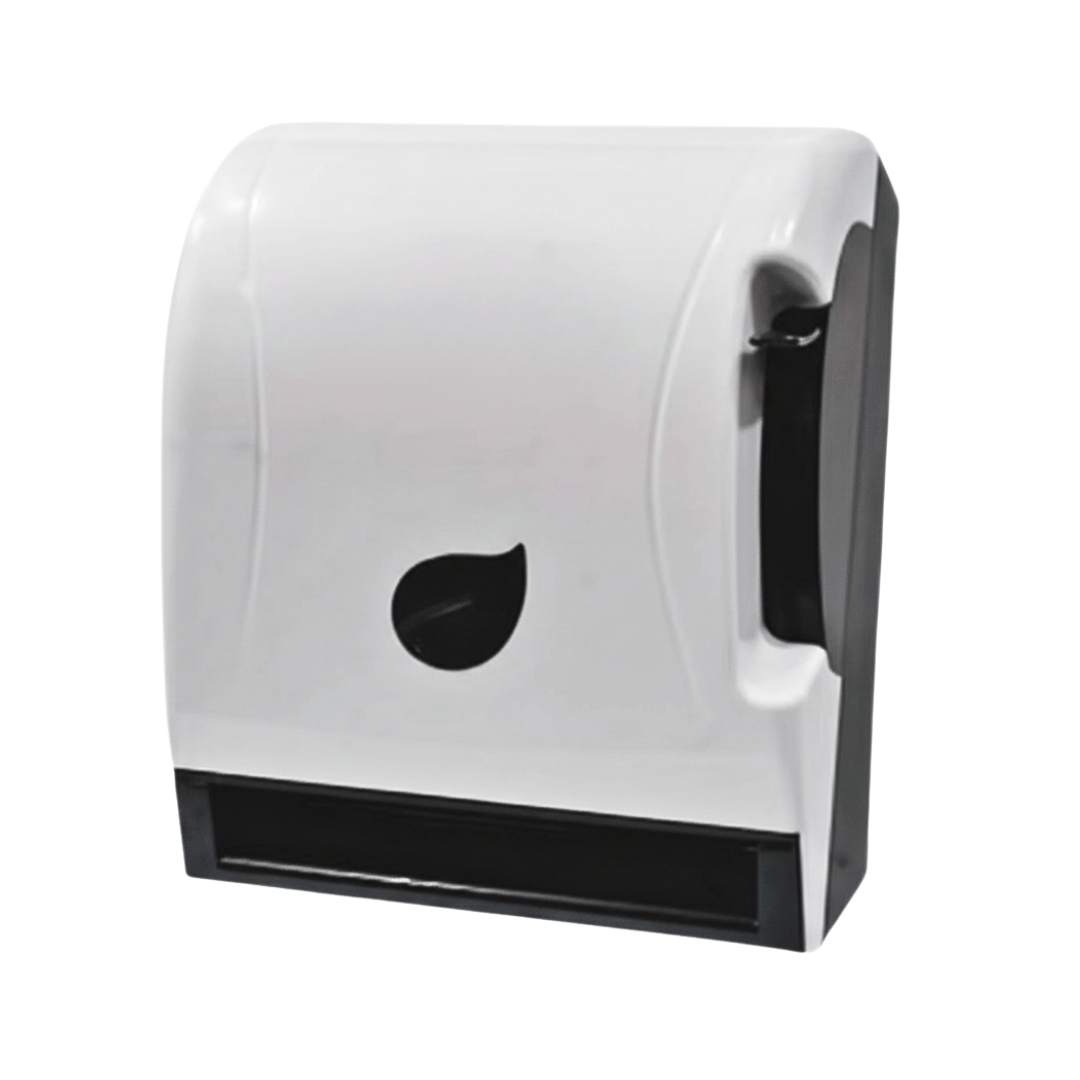 White Hand Roll Towel Dispenser