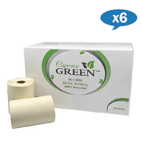 Wholesale Caprice Green Hand Towel Roll