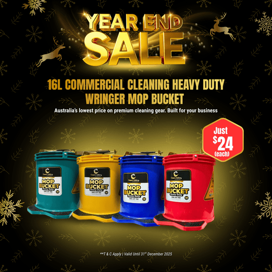 Mop Bucket 16L Commercial Cleaning Heavy Duty Wringer Buckets