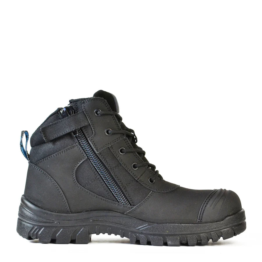 Bata Industrials Zippy Black Mens Safety Boots
