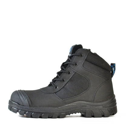 Bata Industrials Zippy Black Mens Safety Boots