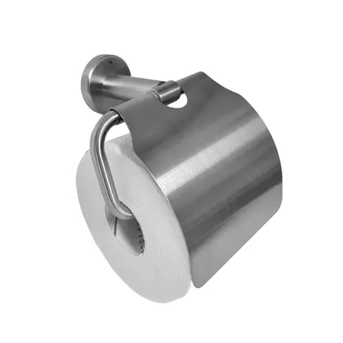 Dolphy Stainless Steel Toilet Roll Holder with Cover