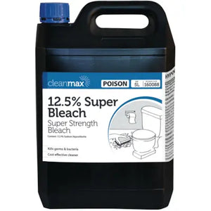 Cleanmax Bleach 12.5% 5L Each