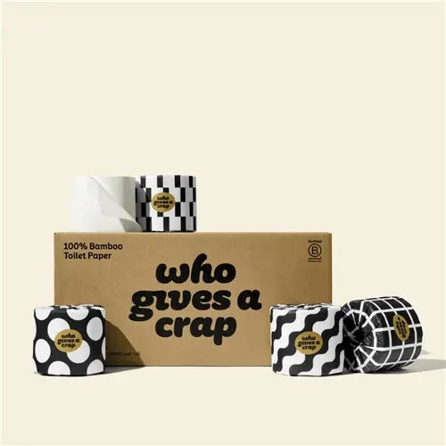Who Gives a Crap 100% Bamboo Toilet Paper 3Ply Rolls