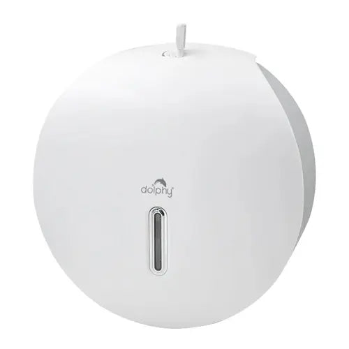 Dolphy PLAZA Jumbo Toilet Roll Dispenser - White