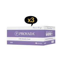 PROVADA Premium 2ply Ultraslim Towel 24cm x 23.5cm