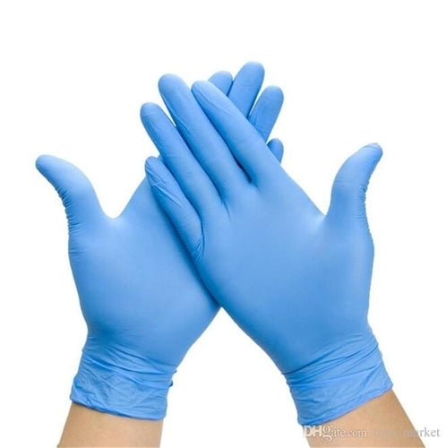 Astrada Nitrile Gloves Blue, Black - 1 box 100