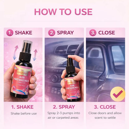 Havana Bubble Gum Car Air Freshener Spray Bottle