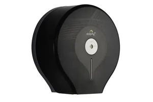 Dolphy Jumbo Plastic Toilet Roll Dispenser - Black