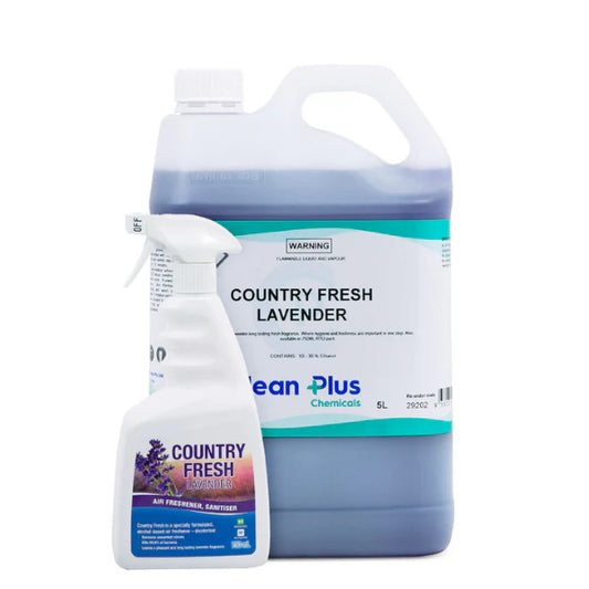 Clean Plus Country Fresh Lavender Air Freshener and Sanitiser