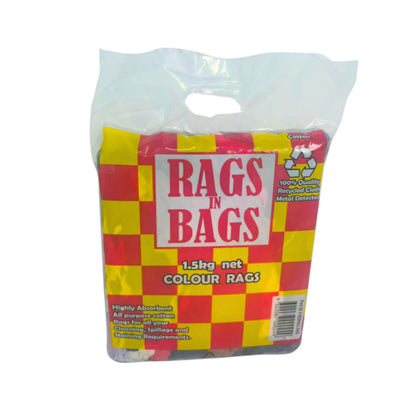 Coloured T-Shirt Rags Bag with Handle