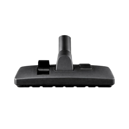 Black vacuum cleaner head on a white background