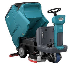 Tennant T681 Small Ride-On Scrubber + Free Pullman Commander PV900 Vacuum