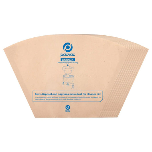 Disposable paper dust bag 2.5L, 5L 10pk