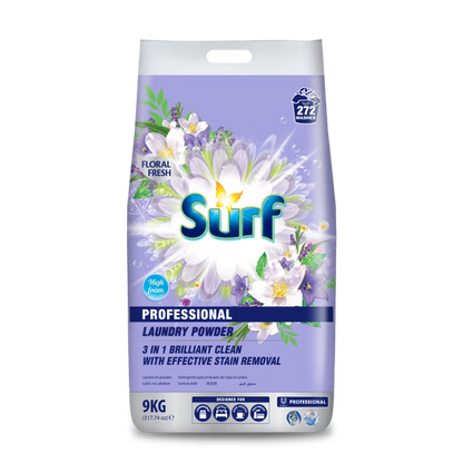 Surf Professional Laundry Powder Rose Fresh & Sun Fresh Front/Top 9KG / 272 Washes